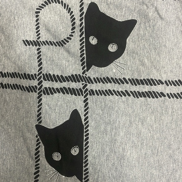 Frank Lyman design collection cat sweater M NWOT - Picture 4 of 15